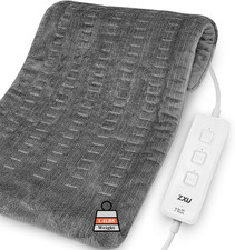 Weighted Heating Pad for Back Pain and Cramps Relief,12"X24" Large Heating Pad w
