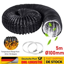 Flexrohr Alu-Flex-Rohr Alurohr Lüftungsrohr Flexschlauch Aluflexrohr 5m Ø100mm