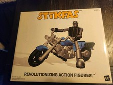 STIKFAS Alpha Male Motorcycle Action Figure Unassembled Sealed
