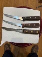 Lot 2 Vtg Victorinox R H Forschner Co. 407-6 stainless filet boning  Knives