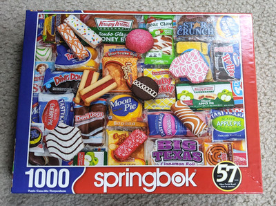 Springbok 1000 PC Piece Puzzle 24'' x 30'' Snack Treats