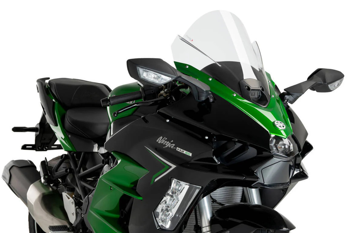 Puig Z-Racing Screen | Clear | Kawasaki Ninja H2 SX/H2 SX SE 2023>Current