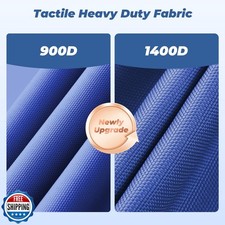 RVMasking Jon Boat Cover - 14-16ft Boat Cover with Motor Cover, 1400D Heavy D...