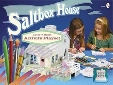 Saltbox House: Color 'n Build Activity Playset by Schiffer Publishing, Ltd. (Eng