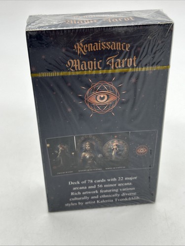New Renaissance Magic Tarot 78 Card Deck Sealed Kaleriia Tverdokhlib - Bild 2 von 12