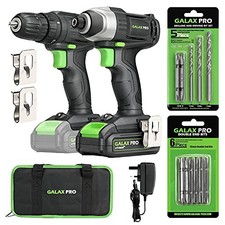 PRO D6001 20V 2-speeds Drill Driver and Impact Driver Combo Kit, Cordless