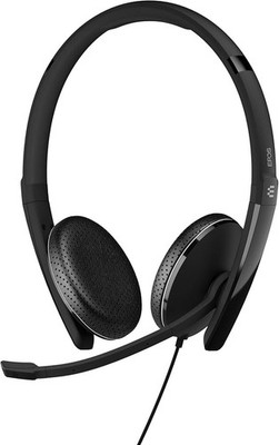Sennheiser EPOS I Adapt 165 USB-C II Wired On-Ear Headset with 3.5mm Jack, Black