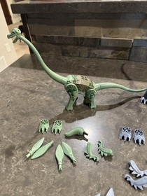 LEGO Vintage 2001 Dinosaurs #6719 #6720 Brachiosaurus + T-Rex Sets + extra parts
