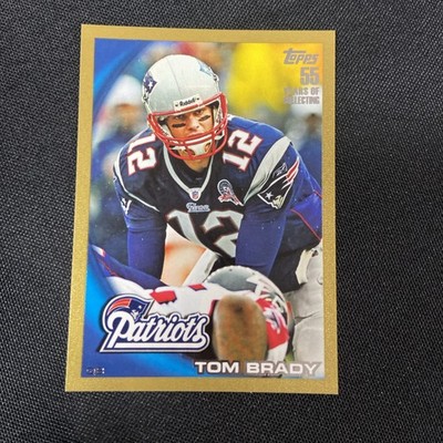2010 Topps Tom Brady Gold #d/2010