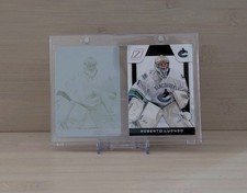 2010-11 Panini Zenith Hockey #3 Roberto Luongo yellow printing plate 1/1 Canucks