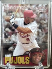 2004 Christian Family Day Albert Pujols St. Louis Cardinals Has Inset Photo #NNO