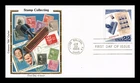 US COVER STAMP COLLECTING AMERIPEX 86 FIRST DAY ISSUE COLORANO SILK CACHET