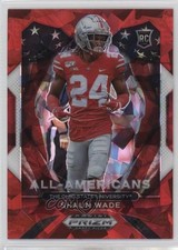2021 Panini Prizm Draft Picks All-American Red Ice Prizm Shaun Wade #191 0q2