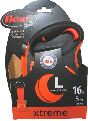 Flexi ''Xtreme'' Dog Leash, Large Dogs, Retractable 16' Tape,  New & Unused