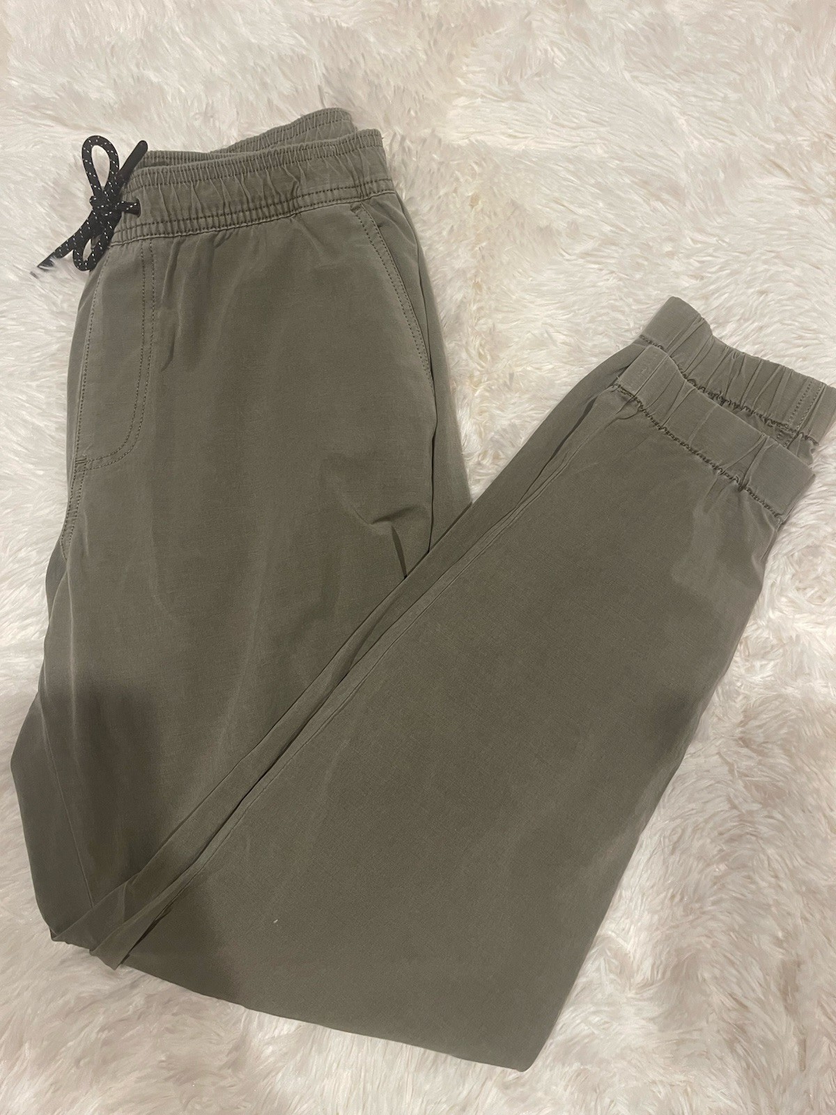 Bearbottom Stretch Joggers Drawstring Grey Pants … - image 1