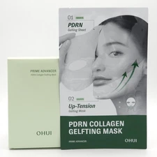 O HUI Prime Advancer PDRN Collagen Gelfting Mask 4 Sheet Lifting K-Beauty