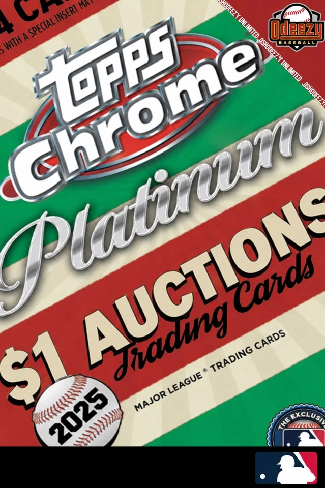 FULL CASE AUCTIONS - 2025 Topps Chrome Platinum Baseball