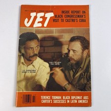 Vintage JET magazine July 7, 1977 Fidel Castro Cuba Ronald Dellums Jimmy Carter