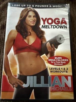 Jillian Michaels: Yoga Meltdown (DVD, 2009) Workout Levels 1 & 2