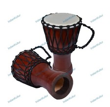 Djembe africano batteria artigianale bongo legno buon suono strumento musicale