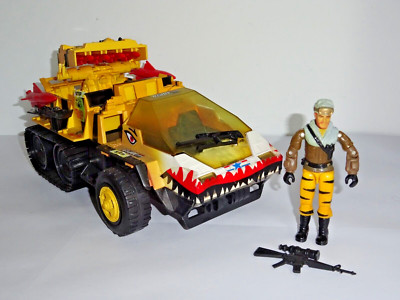 Gi Joe Vintage Tiger Force Tiger Cat 1988 88 Fahrzeug komplett + Figur (C657)