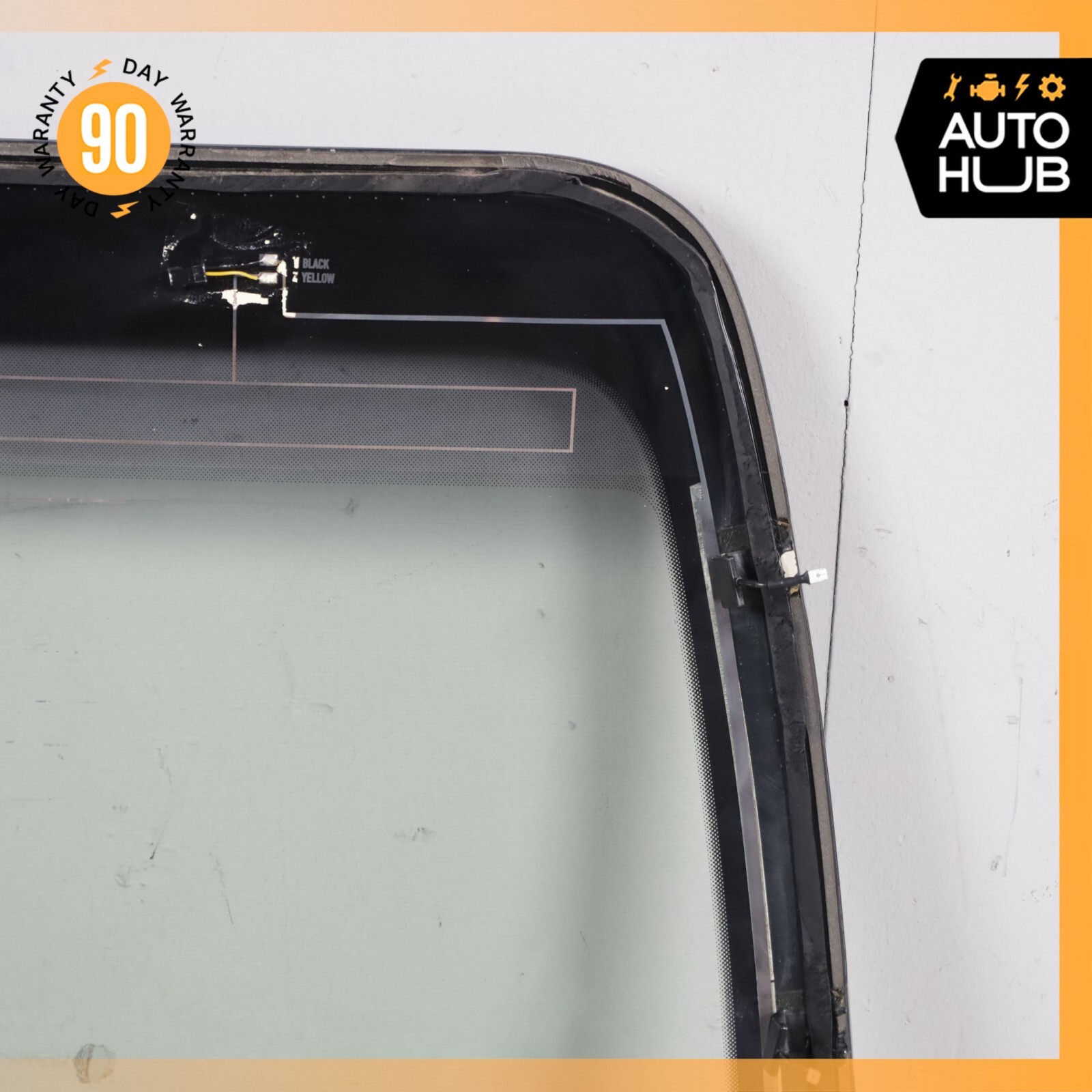 06-13 Bentley Continental Flying Spur Rear Windshield Wind Shield Glass OEM 76k