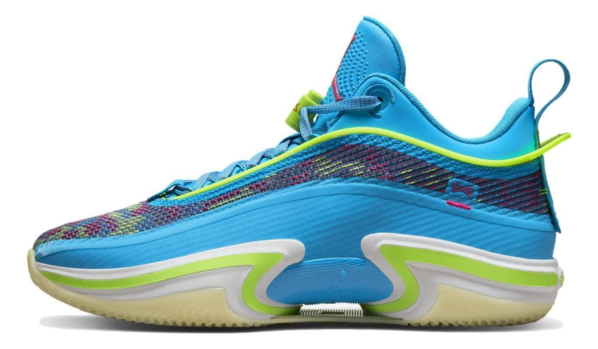 Air Jordan 36 XXXVI Low Top Luka Doncic Blue Nike Basketball Sneakers Men  Size | eBay