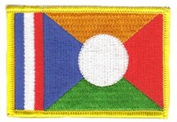 Flaggen AufnäHer Patch Frankreich - Reunion Fahne Flagge