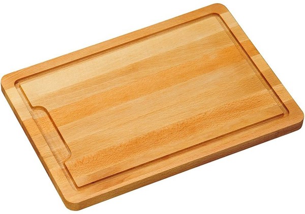 Kesper Schneidebrett Fleischteller Tranchierbrett Buche 40X28 4000270851018-image