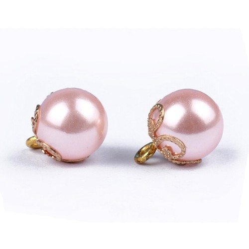 10Pcs Small Full Round Faux Pearl Ball Buttons for Wedding Sewing DIY Craft - Picture 17 of 26