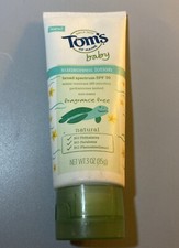 Tom  s Baby Sunscreen Lotion Fragrance Free Broad Spectrum SPF 30 Natural 3 Oz.