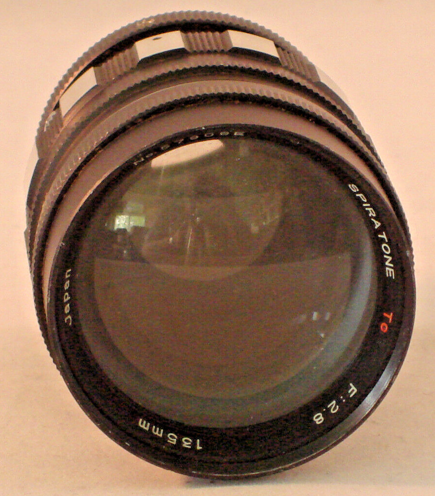 Spiratone Lens No. 57906E - F:28 - 135 mm - Screw Mount - Made in Japan - Used