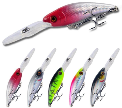 carp fishing artificial lures 5PCS Minnow Fishing Lures Sinking Hard Artificial Baits Crankbait Saltwater  Carp