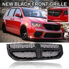 Black Front Grille Upper Bumper Grille For Dodge Grand Caravan 2011-2020