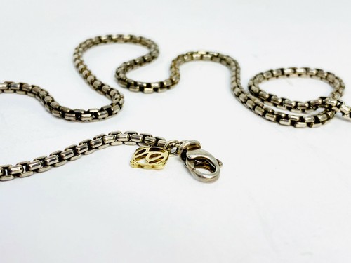David Yurman 16 Inch Silver Box Chain 