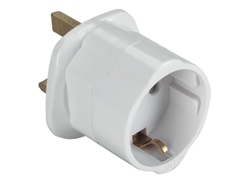 EU Euro Europe European to UK England English Travel Adaptor Plug *CE Approved*