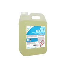 2Work Thin Bleach Fresh Scent 5 Litre Bulk Bottle - Free 24h Delivery