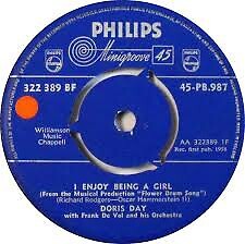 Doris Day With Frank De Vol And His Orchestra - I Enjoy Being A Girl (7'')