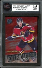 1995-96 Fleer Ultra Extra Attacker #3 Radek Dvorak KSA 9.5 NGM