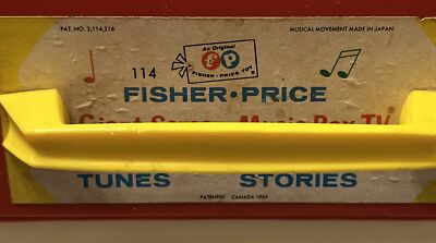 Vintage Fisher Price Musical TV avec London Bridge écran