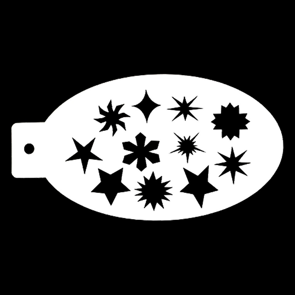Face Paint Stencils for Kids Holiday Halloween Makeup Body Art Painting ...