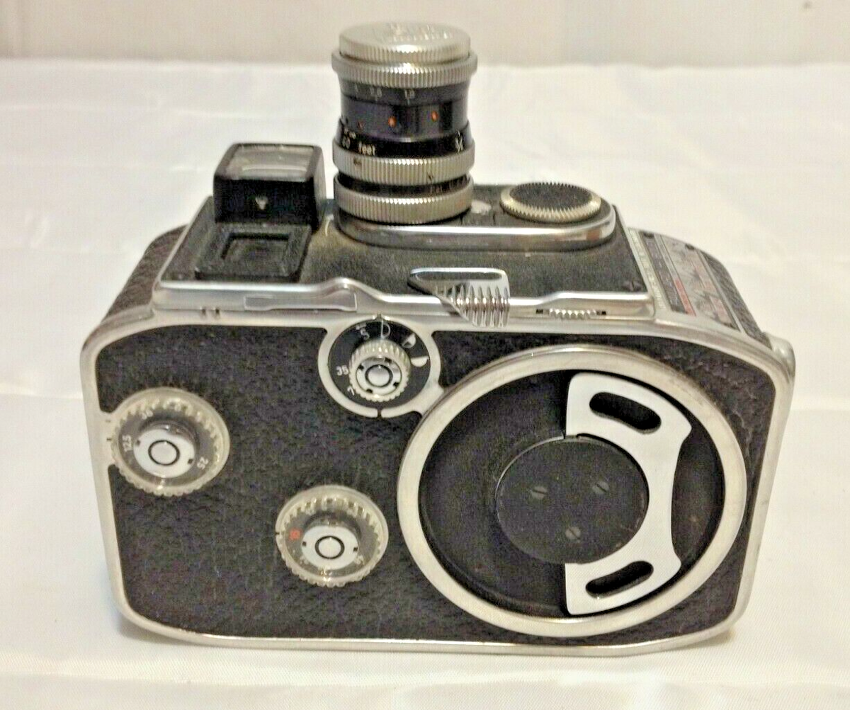 【ヴィンテージ】PAILLARD-BOLEX 8mm フィルムカメラ オブジェ ヴィンテージ】PAILLARD-BOLEX 8mm フィルムカメラ オブジェ