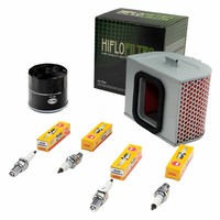 ÖLfilter+Luftfilter+ZüNdkerzen Wartungspaket FüR Honda CBX 750 F RC17 1984-1986