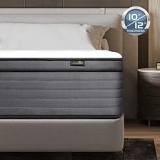 10" 12" 14" Gel Memory Foam Mattress Innerspring Twin Full Queen King Hybrid Bed