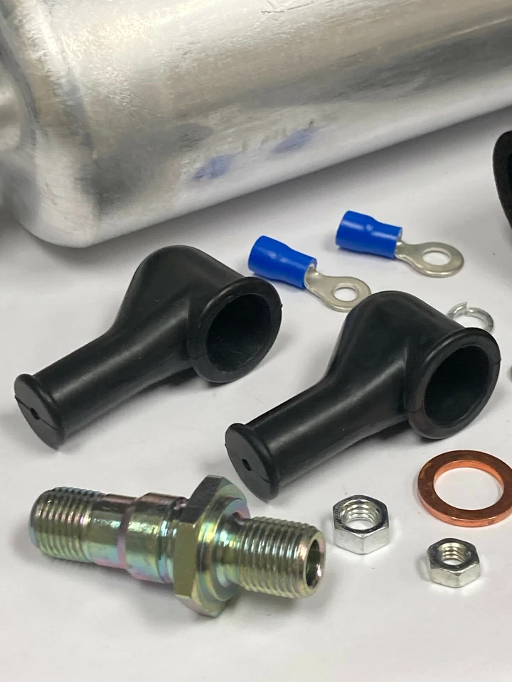 For Mercedes R107 W124 W126 R129 Set of 2 Electric Fuel Pump repl 0 580 254 950 - Image 2 of 4