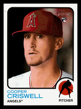 2022 Topps Heritage Cooper Criswell RC Rookie Angels #594 Centered Mint