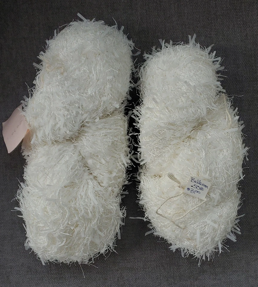 SALE! 1 lb Hand-Dyed Ballerina Eyelash Yarn -Sterling Orchid - Image 2 of 4