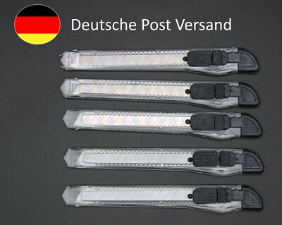   Cuttermesser Teppichmesser Paketmesser Klingenmesser klein 5 Stück NEU  