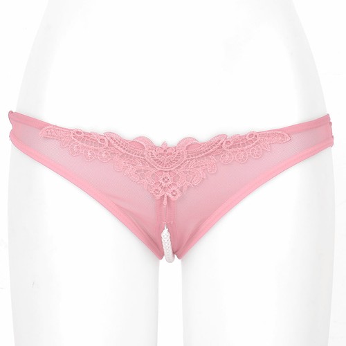Frauen Mesh durchsichtig G-String Tanga offener Schritt Slips Unterwäsche Sexy - Bild 50 von 50