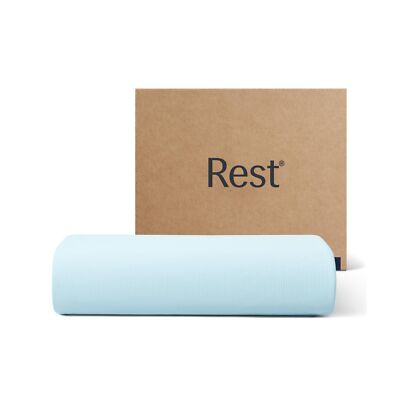 REST  Evercool + Flat Sheet Cali King/King Size, Breathable Luxury Bed